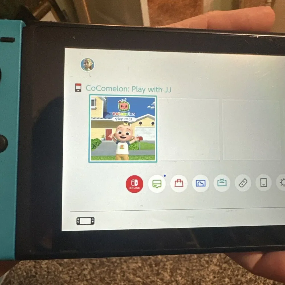 Nintendo Switch HAC-001(-01) 32GB Neon Red Blue Joy-Con Tested Working Reset